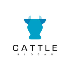 Cow Or Bull Head For Cattle Logo