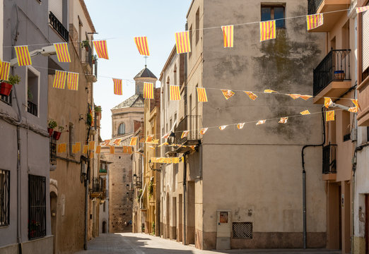 Fototapeta old street in the city