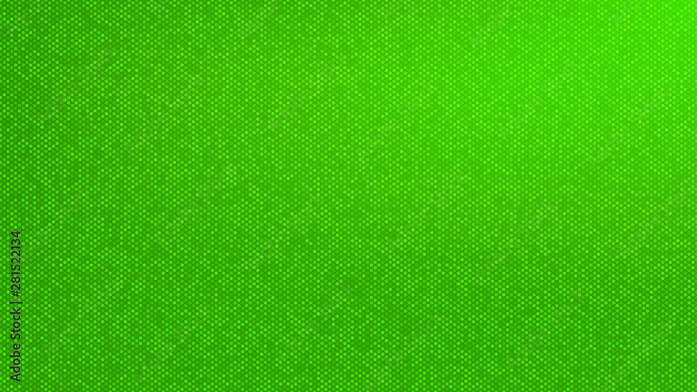 Wall mural blurred background. circle dots pattern. abstract green gradient design. round spot texture backgrou