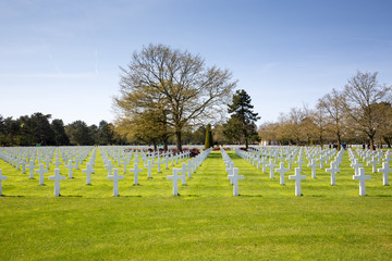 American War Cemetery, Normandy, France, 2018
