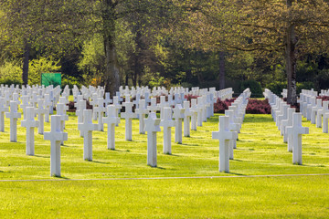 American War Cemetery, Normandy, France, 2018