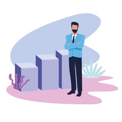 business professional executive work cartoon