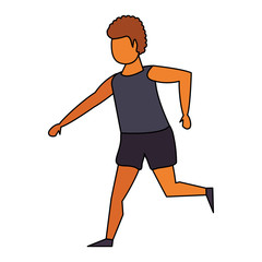 Fototapeta na wymiar fitness sport exercise lifestyle cartoon