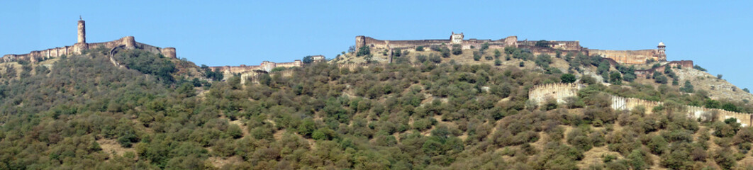 Panorama of  Amber Fort