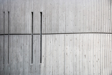stone pattern on the side of a building