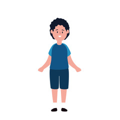 Fototapeta premium cute little boy avatar character
