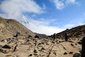Shot from the Everest Basecamp trail in Nepal