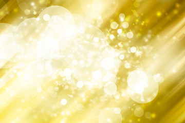 Golden sparkle blur abstract background. Bokeh Christmas blurred beautiful shiny Christmas lights
