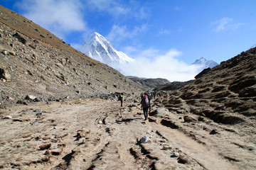 Shot from the Everest Basecamp trail in Nepal