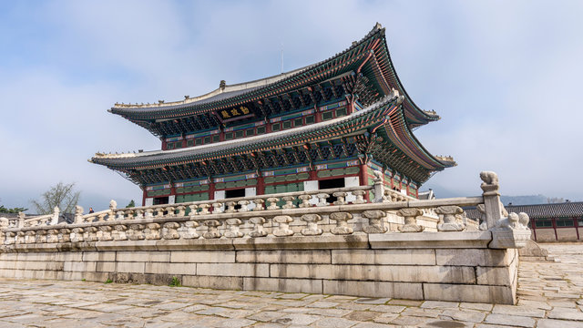 Exterior view of Buddhist temple