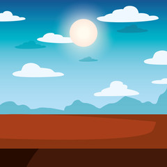 Fototapeta premium summer time vacation flat design
