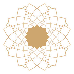 Obraz premium Isolated art deco shape design