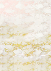 Gold and rosegold marble background. shiny, glitter and glossy effect for a delicate and festive textured wallpaper.