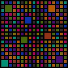 The Dark of Amazing Square Pattern Wallpaper