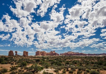 Fototapeta premium pinnacles landscape in arches park