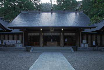 Naklejka premium 天岩戸神社・西本宮拝殿 / 宮崎県西臼杵郡高千穂町