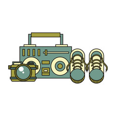 Obraz premium accessories for tourism and vacations