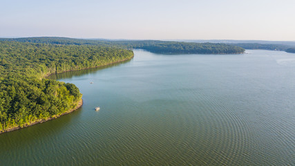 Sunrise and sunset over lake wallenpaupack, westcolang masthope 