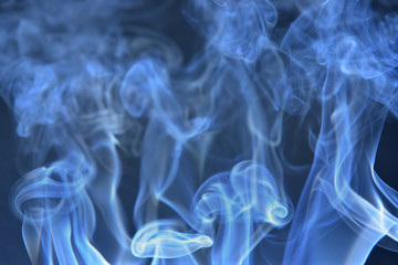 Abstract Smoke on black Background