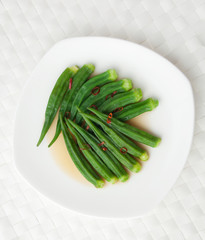 オクラのお浸し