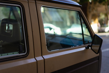 Window from a van