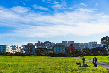 Park scene in SF