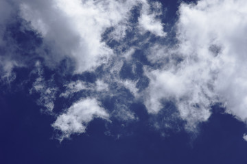 movement of white cloud over sky.