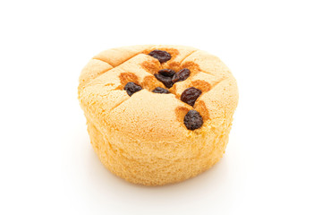 sponge cup cake with raisin