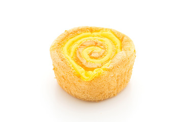 sponge cup cake with custard jam