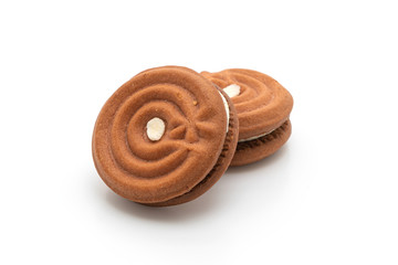 chocolate cookies with cream