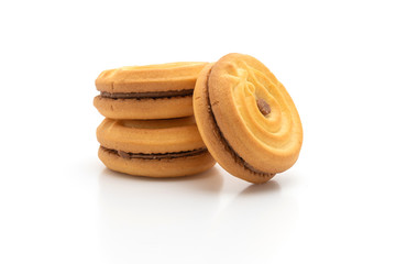 cookies with chocolate cream