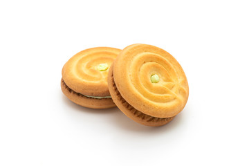 cookies with pandan cream