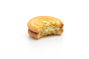 cookies with pandan cream