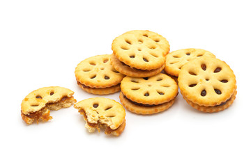 biscuits with pineapple jam