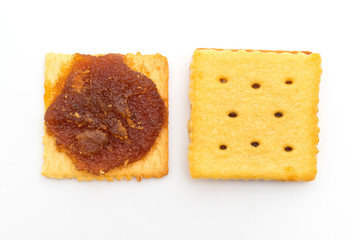 biscuits with pineapple jam
