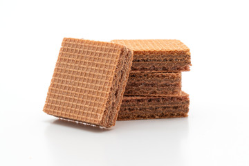 wafer biscuit with chocolate cream