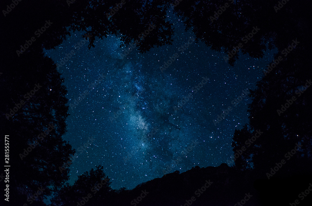 Wall mural milky way