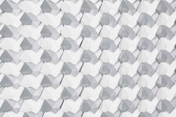 abstract geometric white and silver background