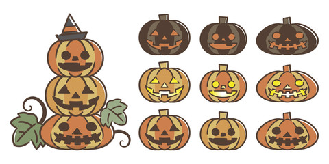 ジャックオランタン　ハロウィン　セット