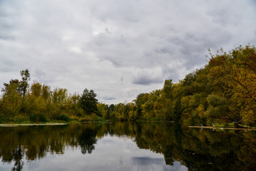 Fototapeta premium lake in forest