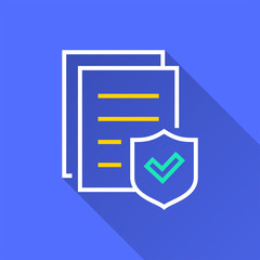 Data security - vector icon for graphic and web design.