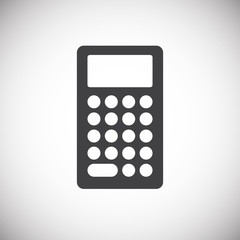 Measuring tool icon on background for graphic and web design. Simple illustration. Internet concept symbol for website button or mobile app.