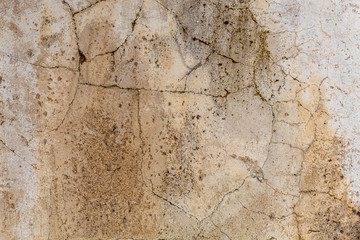 Old Weathered Cracked Concrete Wall Texture