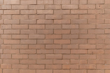 Brown color brick wall texture, background