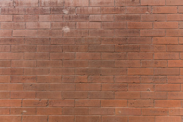 Brown color brick wall texture, background