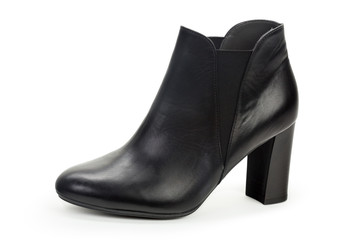 Woman ankle boots isolated on white background