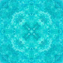 Fototapeta na wymiar Seamless symmetrical pattern abstract ocean water texture
