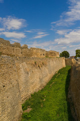 Fototapeta na wymiar great protective wall of fortress
