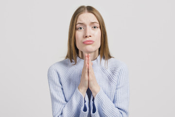 Girl asking for somethin