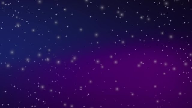 night sky animated background with stars moving, shiny starred sky animation